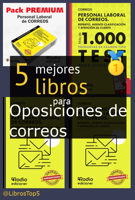 Mejores libros para oposiciones de correos