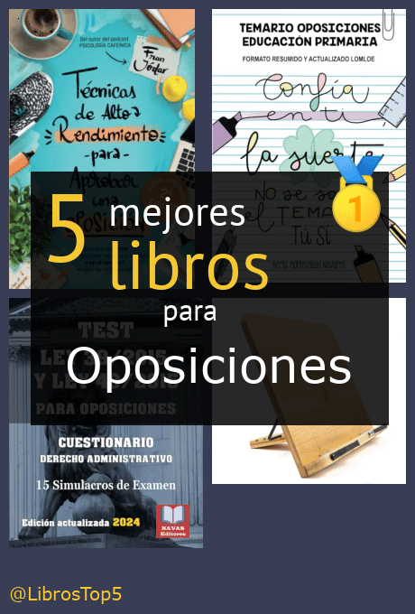 Mejores libros para oposiciones