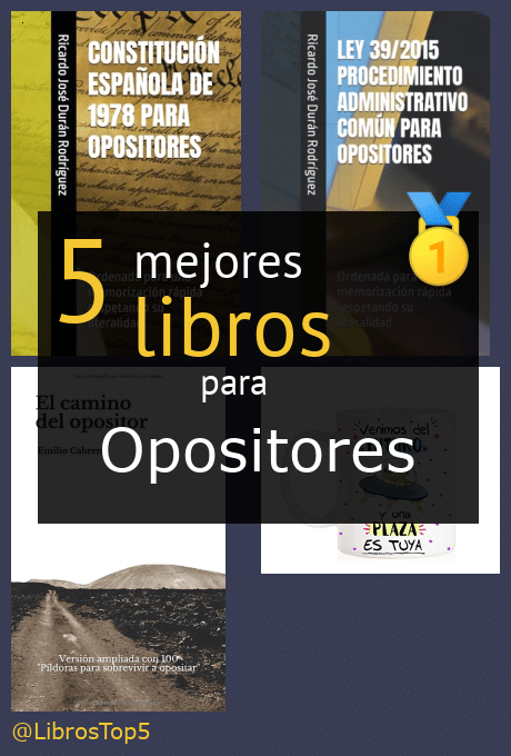 Mejores libros para opositores