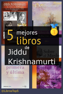 libros de Jiddu Krishnamurti