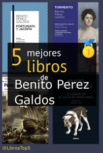 libros de Benito Pérez Galdós