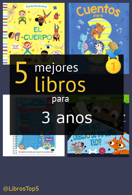 Mejores libros para 3 años