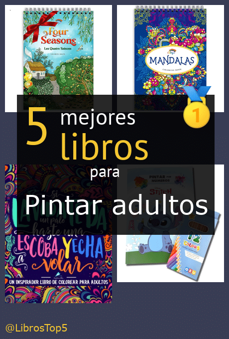 Mejores libros para pintar adultos