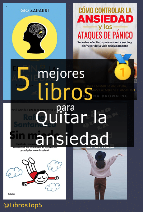 Mejores libros para quitar la ansiedad