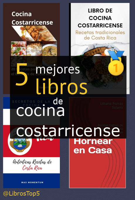 Mejores libros de cocina Costarricense