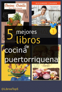 Mejores libros de cocina Puertorriqueña